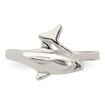 Sterling Silver Dolphin Ring – view 6