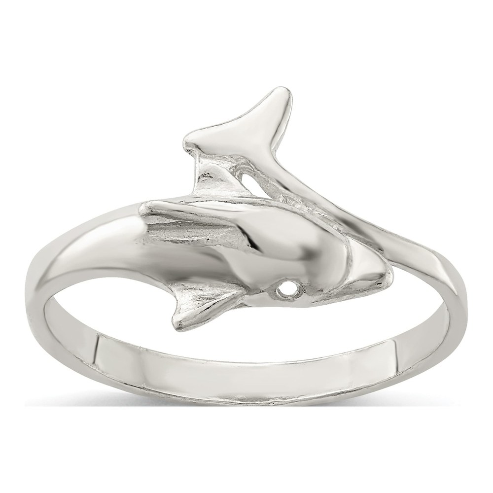 Sterling Silver Dolphin Ring