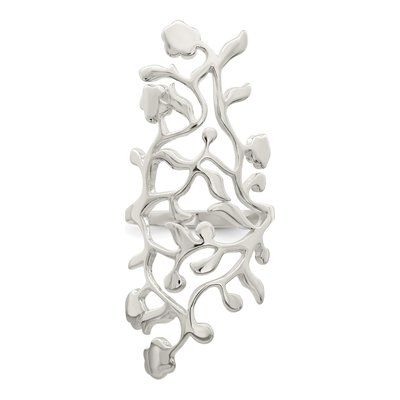 Sterling Silver Vines Full Finger Ring – view 6
