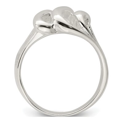 Sterling Silver 4mm Fancy Band – view 3
