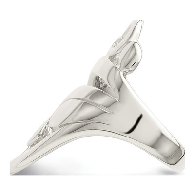 Sterling Silver Scroll Ring – view 5