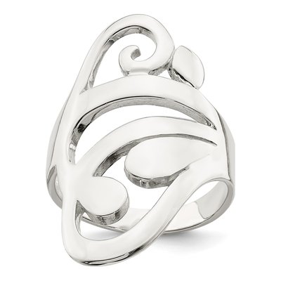 Sterling Silver Scroll Ring