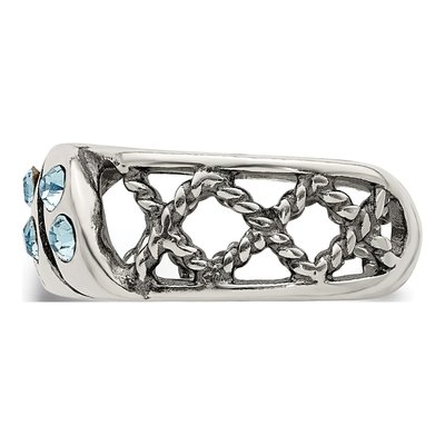 Sterling Silver Crystal Toe Ring – view 4