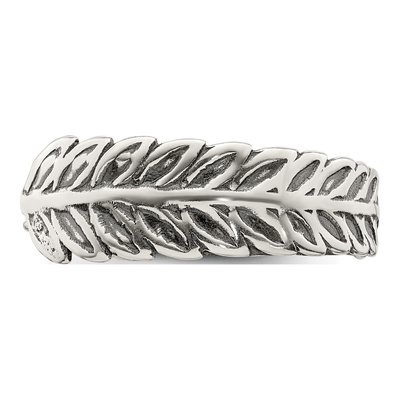 Sterling Silver Antiqued Fancy Toe Ring – view 6