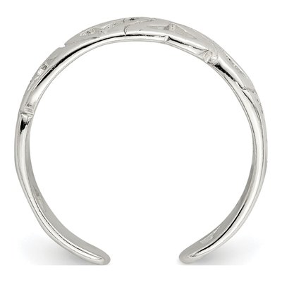 Sterling Silver Heart Toe Ring – view 3