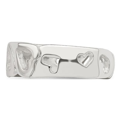 Sterling Silver Heart Toe Ring – view 5
