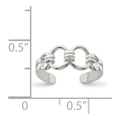 Sterling Silver Toe Ring – view 4