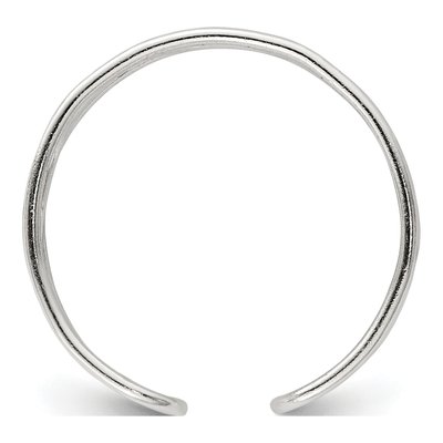 Sterling Silver Wave Toe Ring – view 3