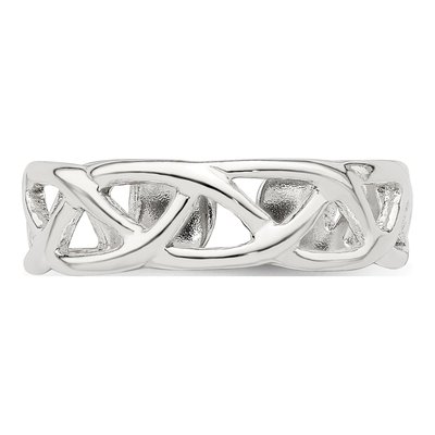 Sterling Silver Woven Toe Ring – view 6