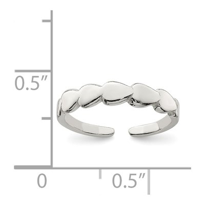 Sterling Silver Toe Ring – view 4