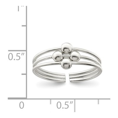 Sterling Silver Toe Ring – view 4