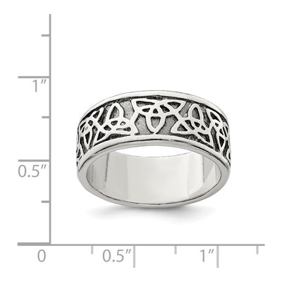 Men's Sterling Silver Celtic Knot Ring – view 4