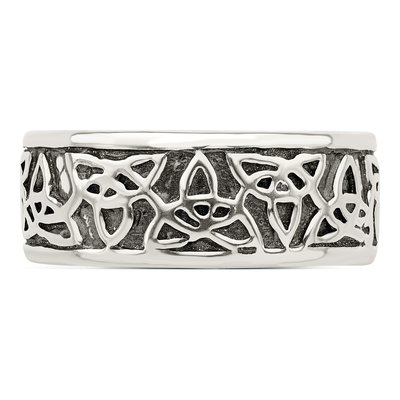 Men's Sterling Silver Celtic Knot Ring – view 5