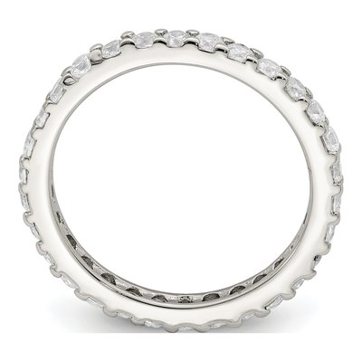 Sterling Silver CZ Ring – view 3