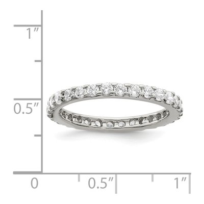 Sterling Silver CZ Ring – view 4