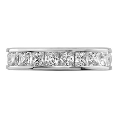 Sterling Silver CZ Eternity Band – view 4