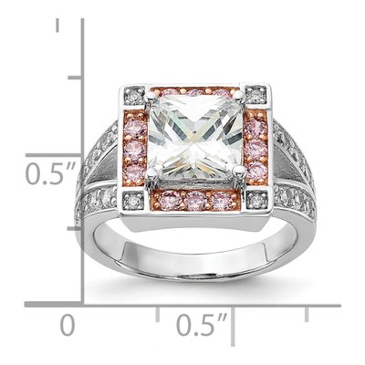 Sterling Silver CZ Ring – view 3