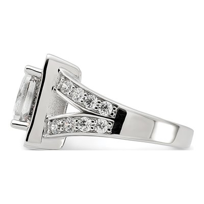 Sterling Silver CZ Ring – view 4