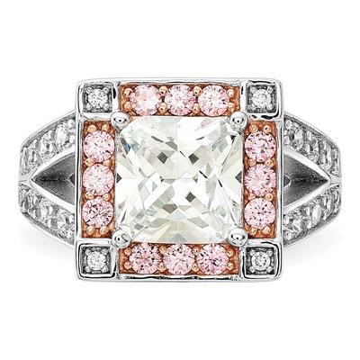 Sterling Silver CZ Ring – view 5
