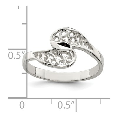 Sterling Silver Filigree Ring – view 3