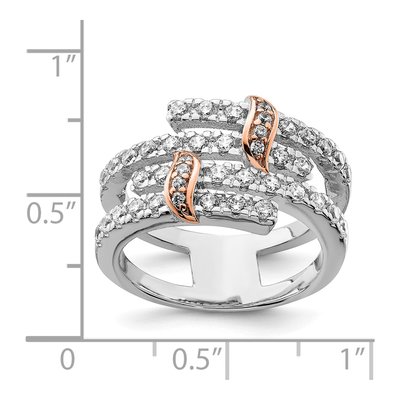 Sterling Silver CZ Ring – view 4
