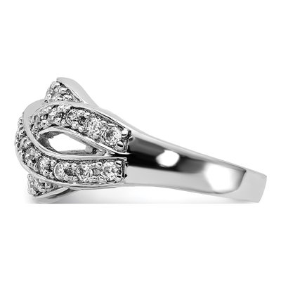 Sterling Silver CZ Ring – view 4