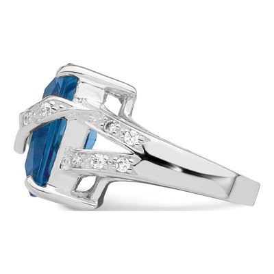Sterling Silver CZ Clear Ring – view 4