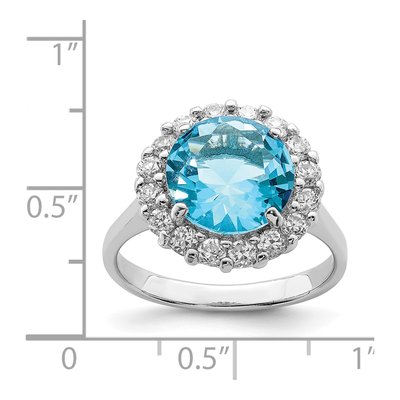 Sterling Silver CZ Ring – view 5