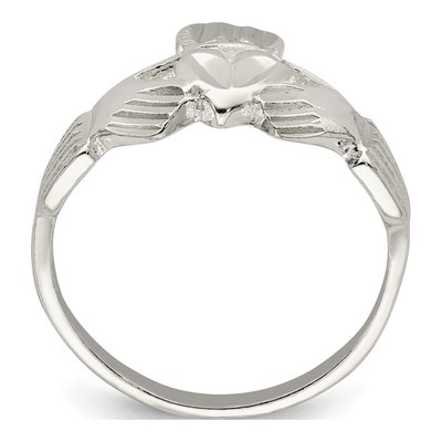 Sterling Silver Claddagh Ring – view 3