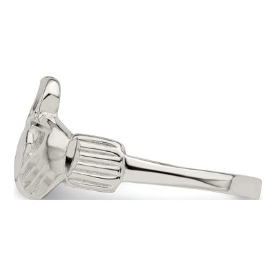 Sterling Silver Claddagh Ring – view 5