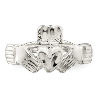 Sterling Silver Claddagh Ring – view 6