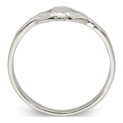 Sterling Silver Claddagh Ring – view 3