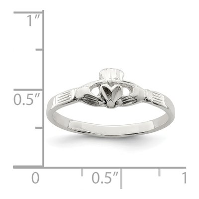 Sterling Silver Claddagh Ring – view 4