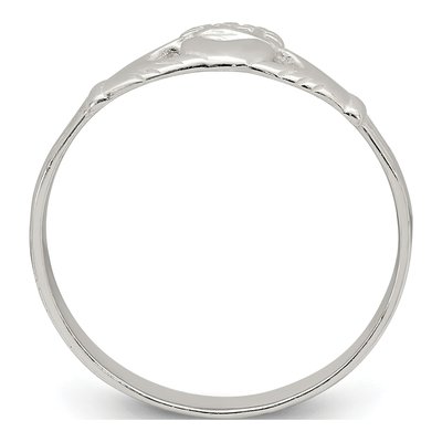 Sterling Silver Claddagh Sizes Ring – view 3