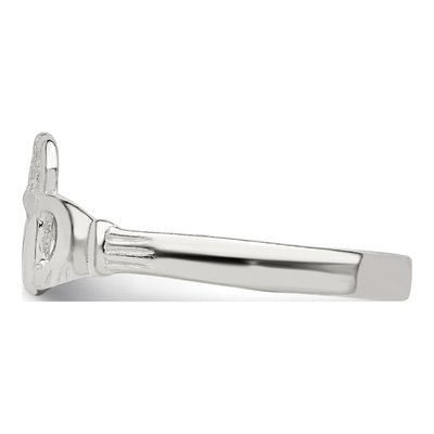Sterling Silver Claddagh Sizes Ring – view 5