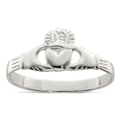 Sterling Silver Claddagh Sizes Ring