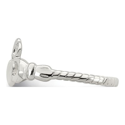 Sterling Silver Claddagh Ring – view 5