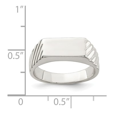 Sterling Silver 6mm Band – view 4