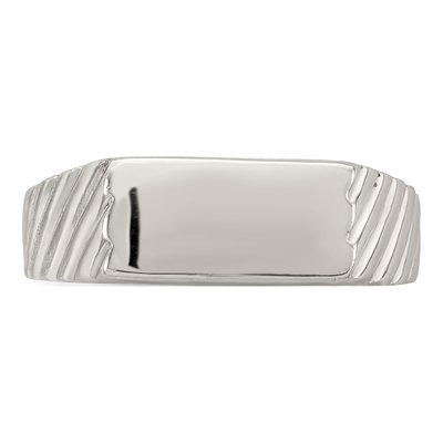 Sterling Silver 6mm Band – view 6