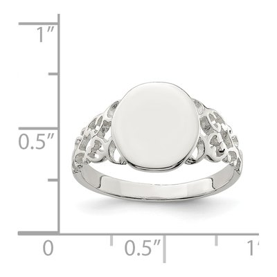 Sterling Silver Signet Ring – view 4