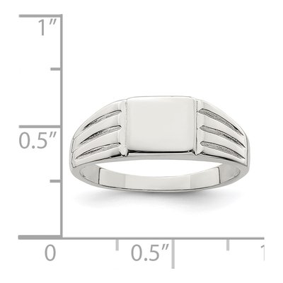 Sterling Silver Signet Ring – view 4