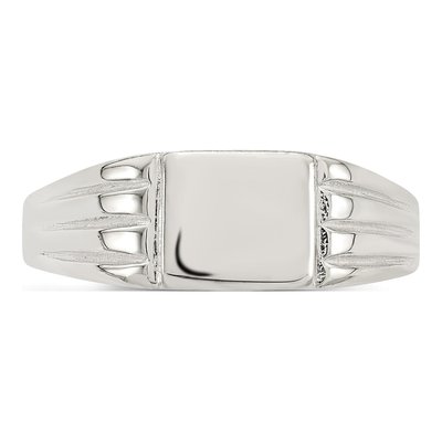 Sterling Silver Signet Ring – view 6