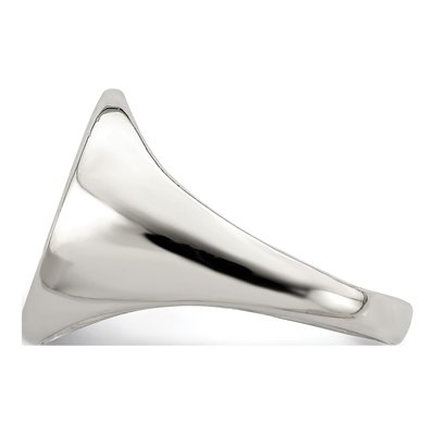 Men's Sterling Silver Signet Ring – view 4