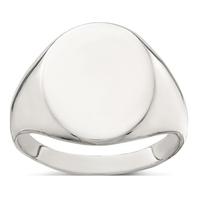Men's Sterling Silver Signet Ring