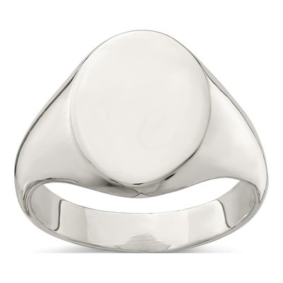 Men's Sterling Silver Signet Ring