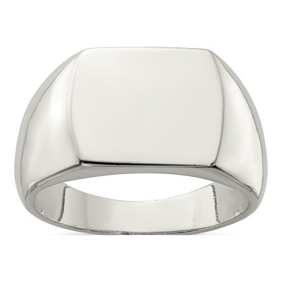 Men's Sterling Silver Signet Ring