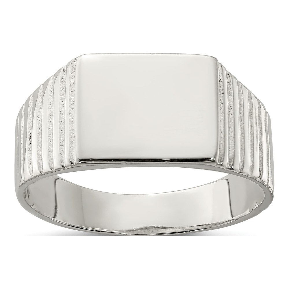 Men's Sterling Silver Signet Ring