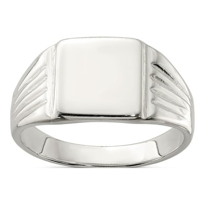 Men's Sterling Silver Signet Ring