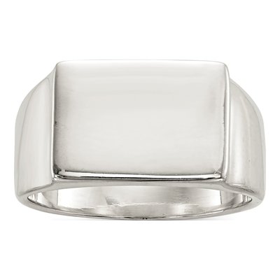 Men's Sterling Silver Signet Ring