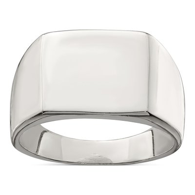 Men's Sterling Silver Signet Ring